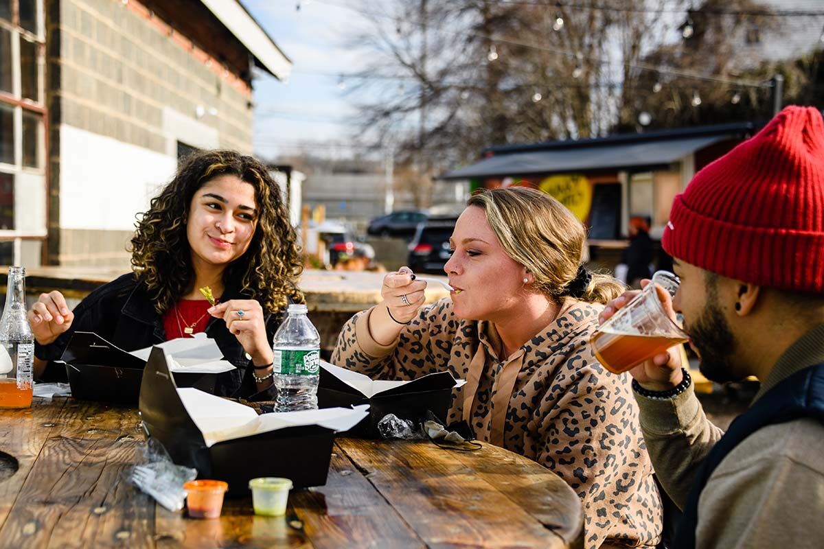 West Hartford’s GastroPark is an indoor-outdoor venue where food trucks ...