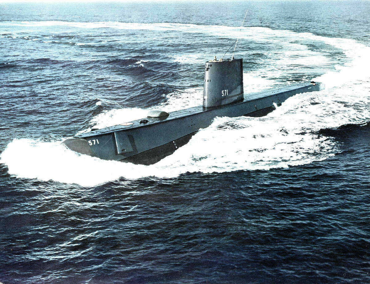 The USS Nautilus, the first nuclear-powered submarine, was launched from the New London Naval Submarine Base in Groton in 1956.
