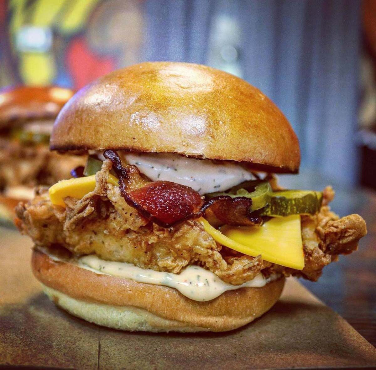 Satisfy your chicken sandwich cravings at Oar & Oak Birdhouse in Stratford