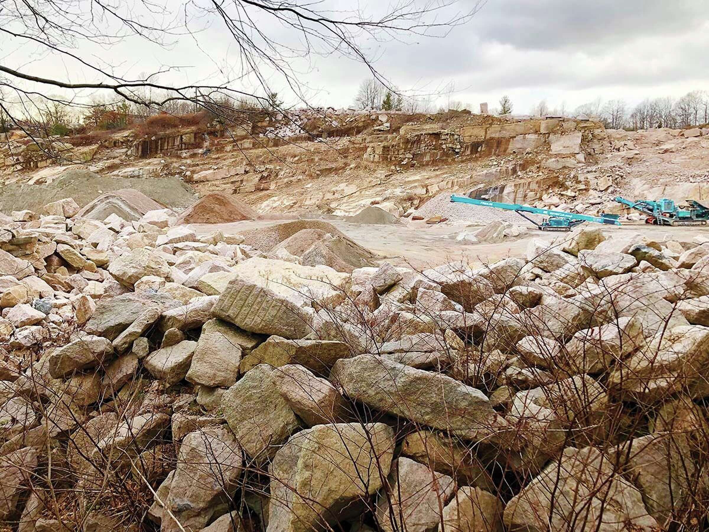 Hiking the Stony Creek Quarry Preserve in Branford