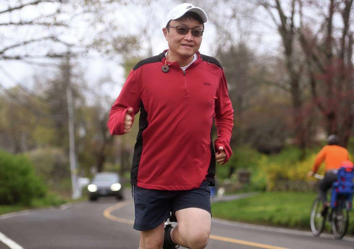 Dr. Xiang (Eric) Dong has completed marathons on every continent except South America, including Antarctica and the Great Wall of China.