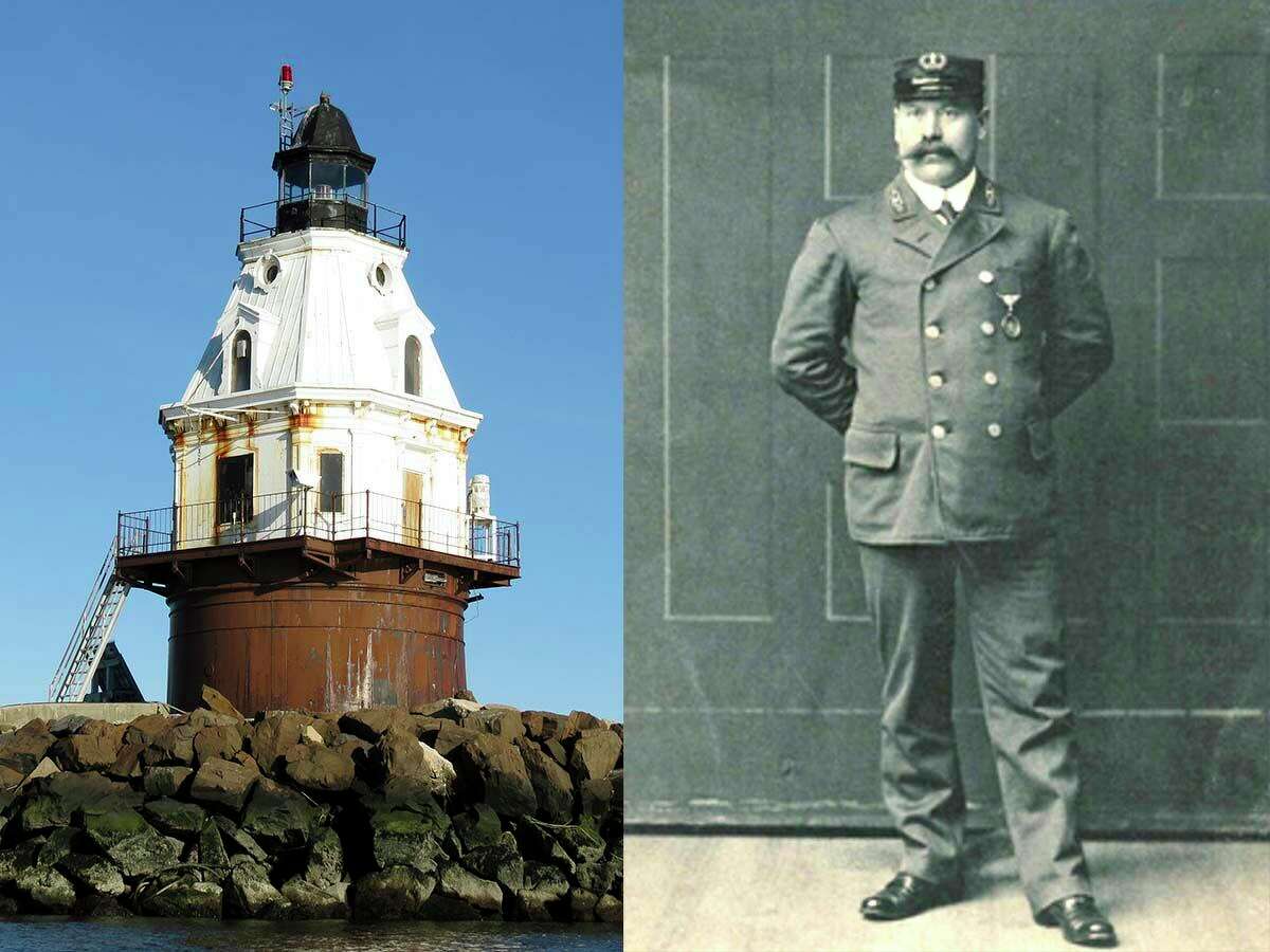 Nils Nilson was the assistant lighthouse keeper of the Southwest Ledge Light in New Haven in 1907 and 1908.