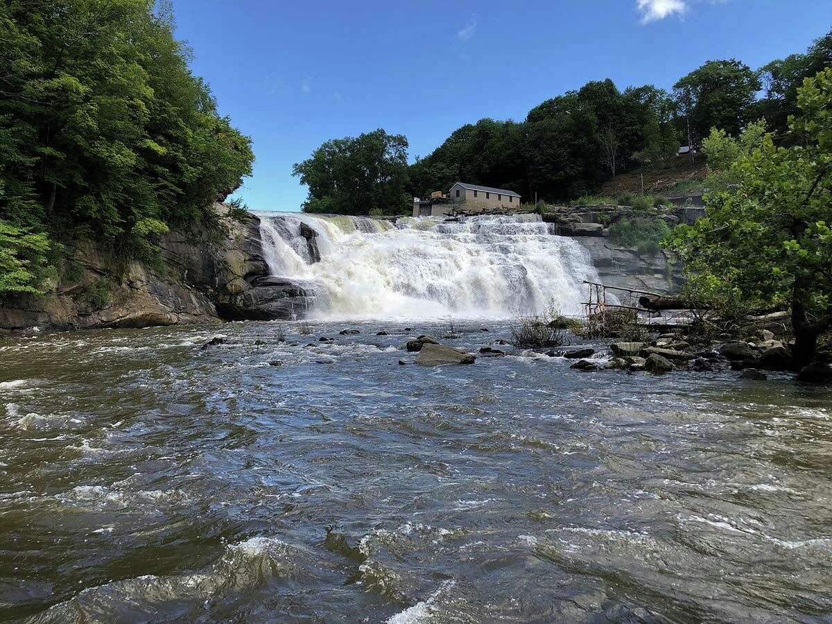 The Great Falls along the Housatonic River.