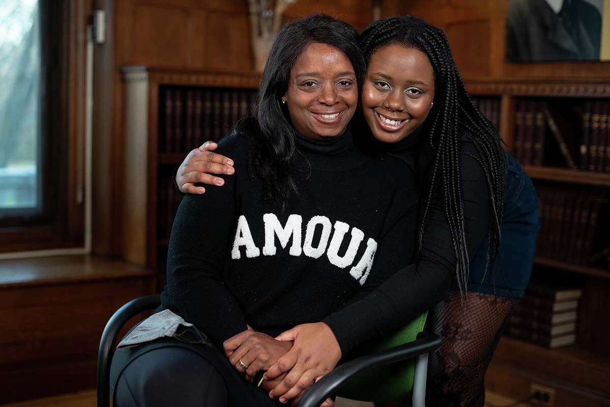 Kennedy Williams and her mother Trina, of Glastonbury. Kennedy is part of the Connecticut Historical Society's exhibition, "Common Struggle, Individual Experience: An Exhibition About Mental Health," running from Nov. 12 through Oct. 15, 2022.