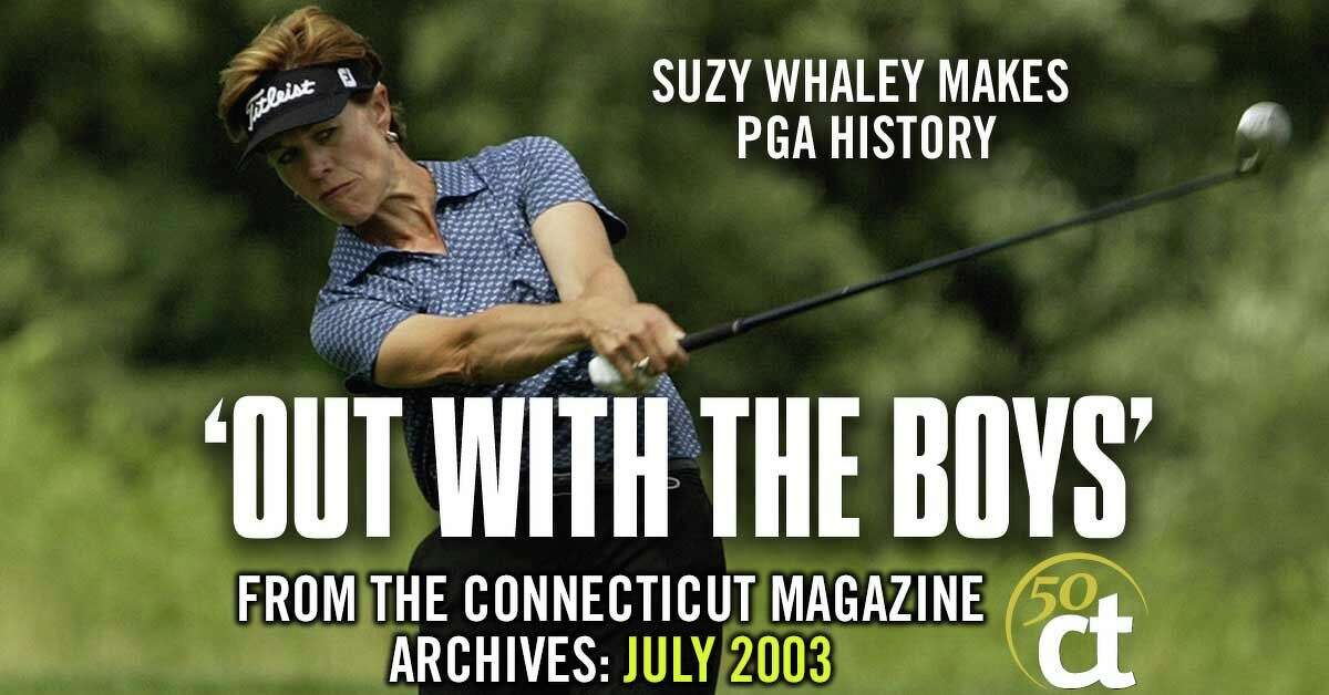 Suzy Whaley at the Greater Hartford Open at TPC at River Highlands in Cromwell in 2003.