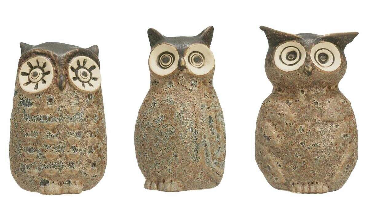 Stoneware Owl Vases.jpg