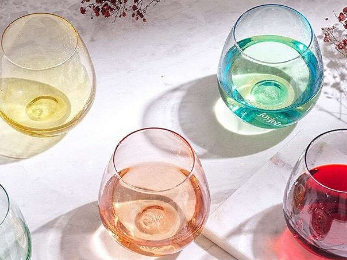 Amazon’s trendy colorful glassware section is filled with items that’ll significantly step up your beverage game.