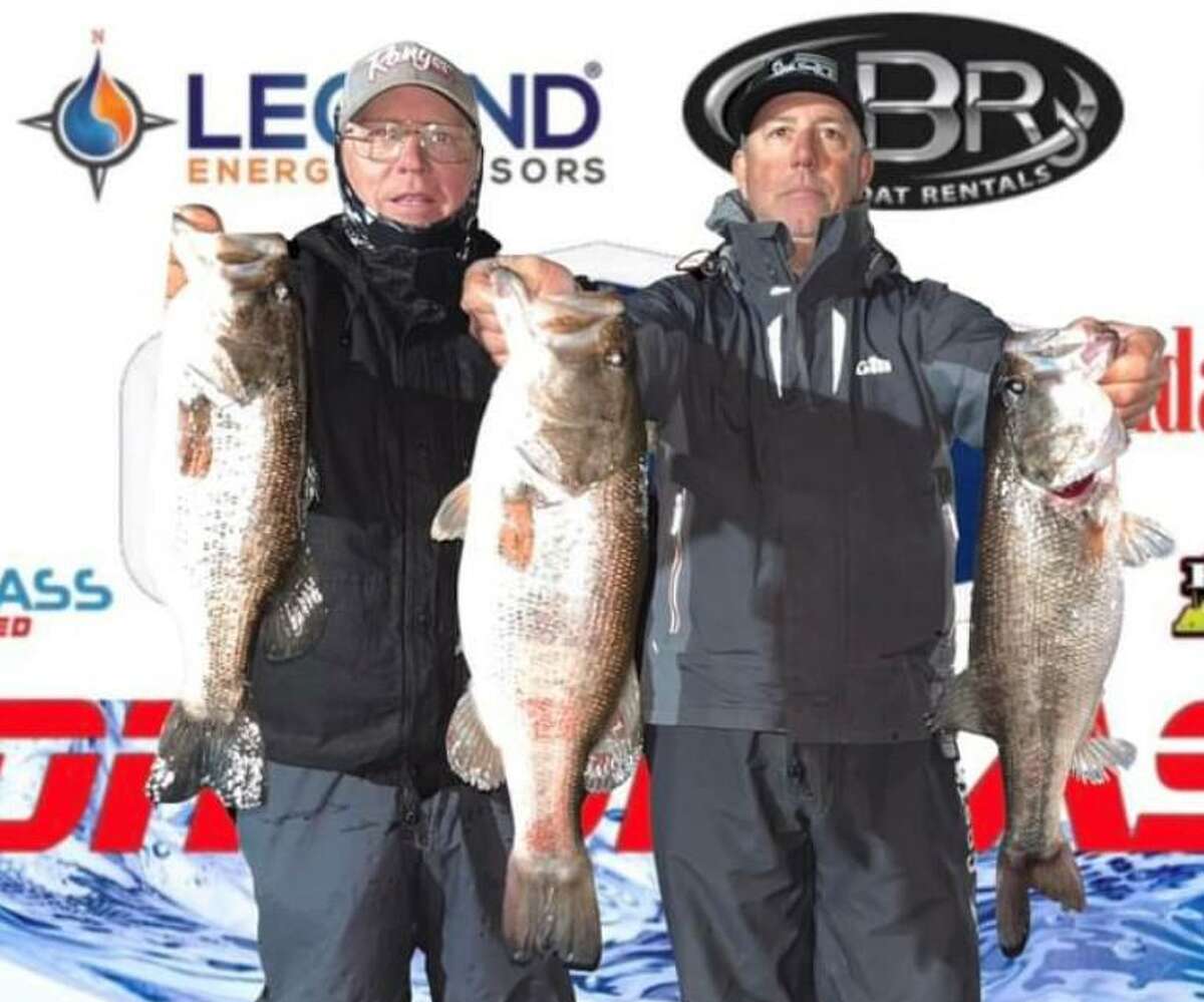 David Bozarth and Russell Cecil came in first place in the CONROEBASS Tuesday Tournament with a stringer weight of 14.64 pounds.
