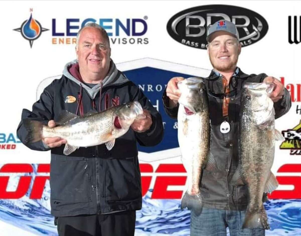 Collin Bode and Mark Goetzman came in second place in the CONROEBASS Tuesday Tournament with a stringer weight of 14.13 pounds.