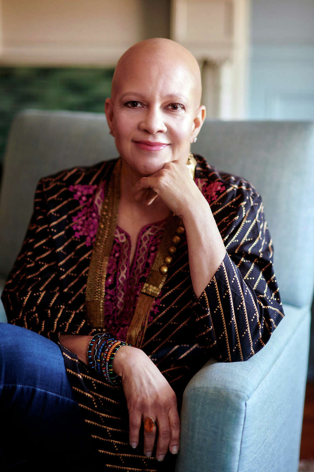New York-based interior designer Sheila Bridges, author of the memoir "The Bald Mermaid," spoke with comedian Chris Rock for his 2009 documentary "Good Hair" about her hair loss to alopecia areata.