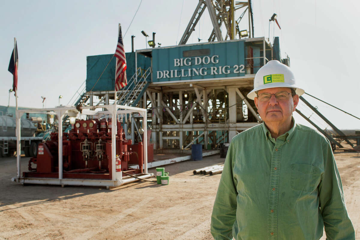 Autry Stephens, chief executive officer of Endeavor Energy Resources LP,  seen here in a file photo at the comany's Big Dog Drilling Rig 22 in the Permian Basin outside of Midland on Dec. 12, 2014. 