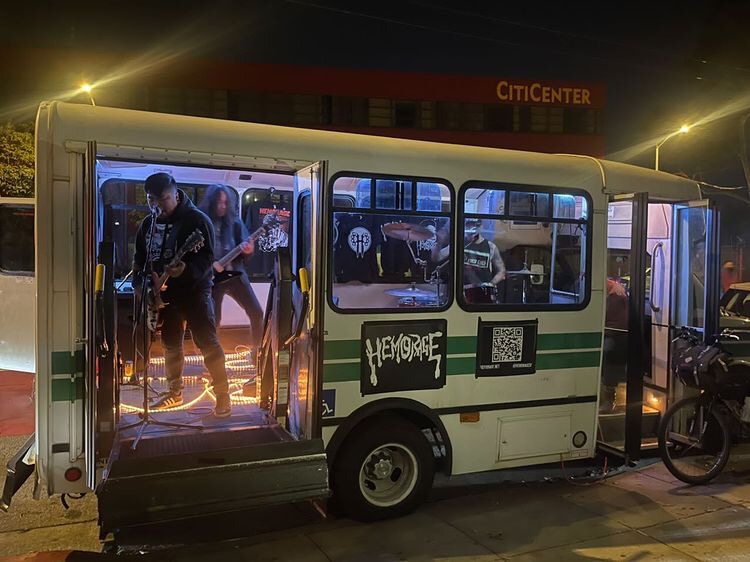 'We might crash Coachella' San Francisco metal band Hemorage descends