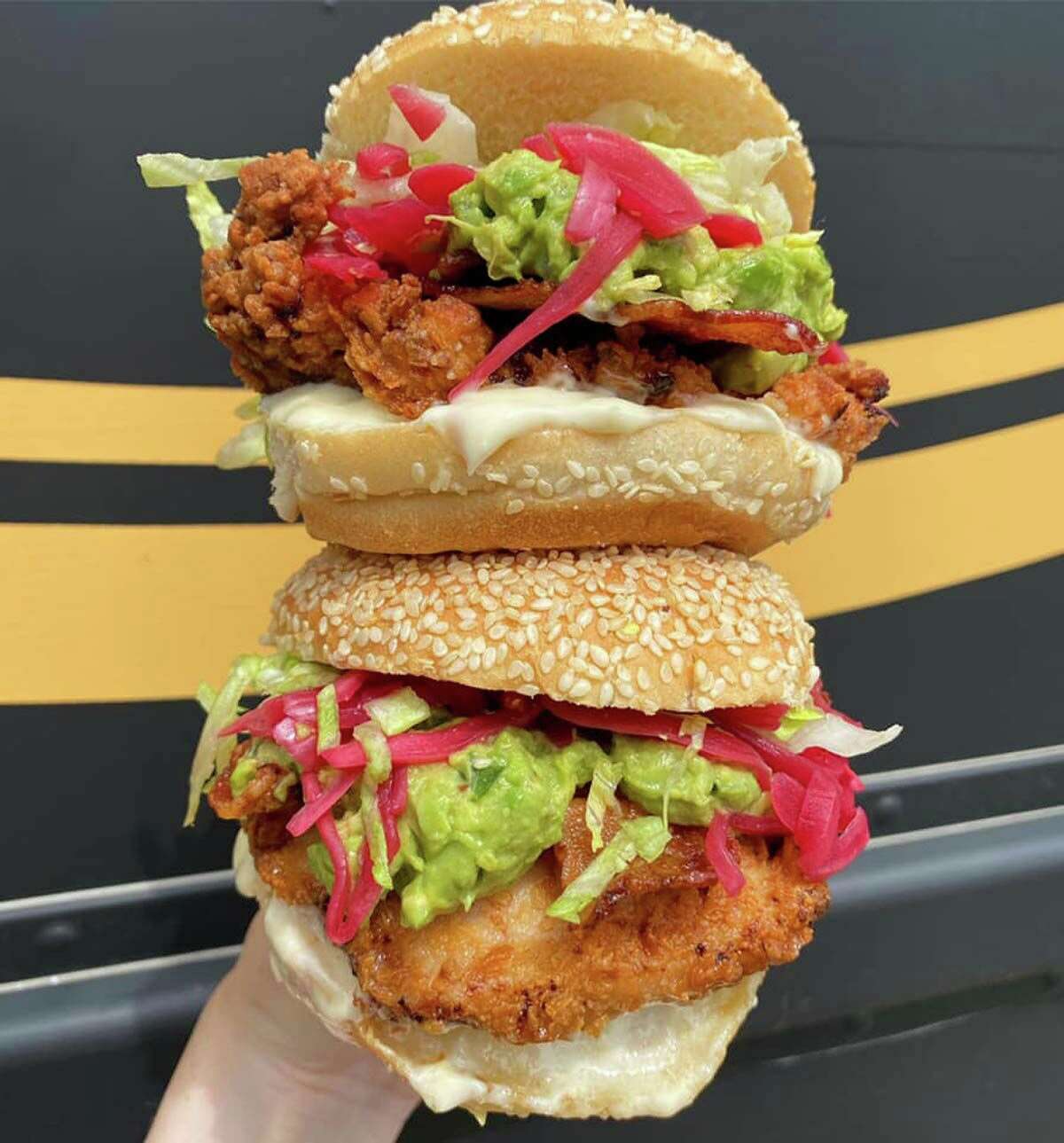 Fowl player: Chicken sandwiches like this one, topped with bacon and avocado, form the core of the rapidly expanding Craftbird brand. 
