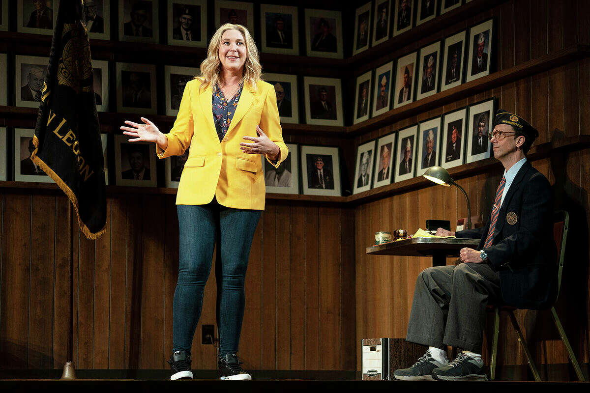 The Bushnell Center for the Performing Arts in Hartford is presenting What the Constitution Means to Me by Heidi Schreck, the true account of her experiences as a high school student participating in a series of debates on citizenship.