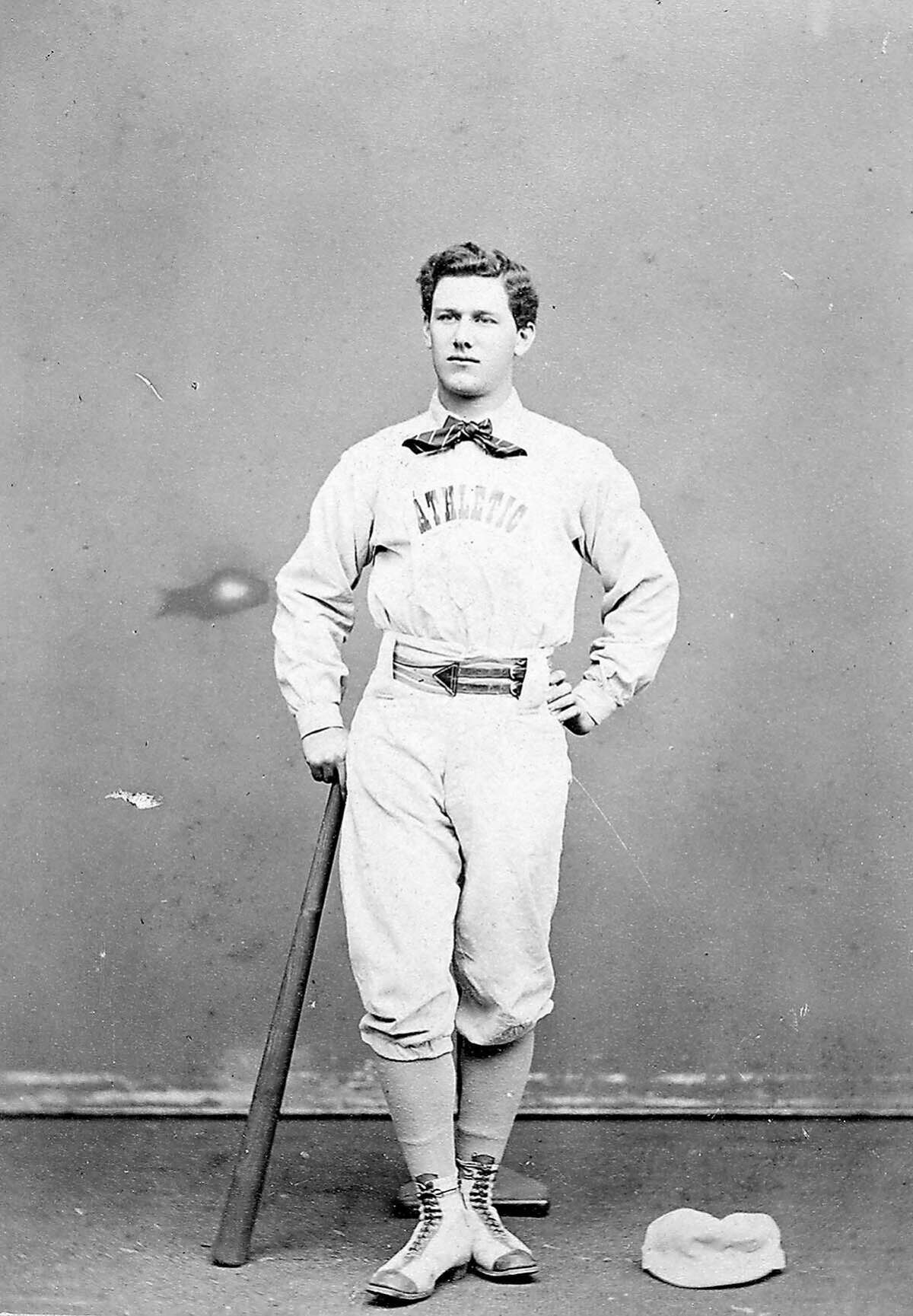 Tim Murnane in 1874, while he played for the Philadelphia Athletics.
