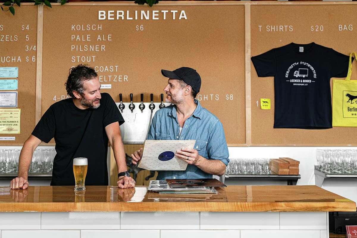 Rich and Chris Ruggiero of Berlinetta Brewing in Bridgeport.