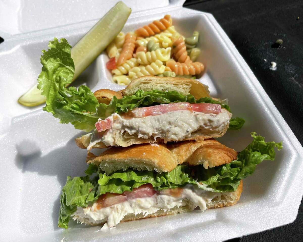The whitefish salad sandwich at Chicago Bagel & Deli