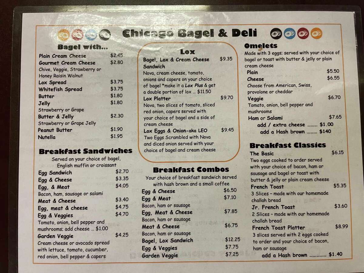 San Antonio restaurant Chicago Bagel & Deli has large lineup sandwiches, with lox and cream