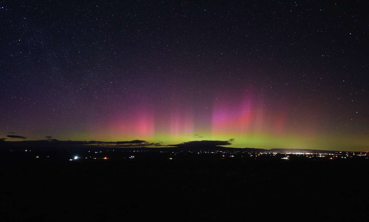 What the northern lights looked like on the West Coast