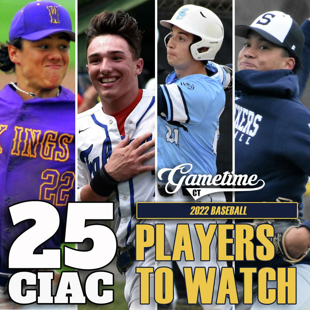 Westhill's Jake Benner, St. Paul's Ryan Daniels, East Catholic's Alex Irizarry and Staples' Hiro Wyatt are some of the 25 baseball players to watch for the 2022 season.