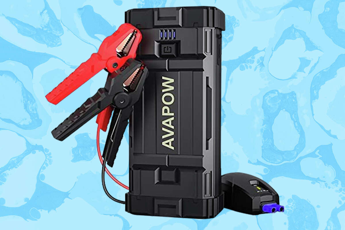 AVAPOW Car Battery Portable Jump Starter, Auto Battery Booster with Smart Safety Cable, and USB Fast Charging,Type-c