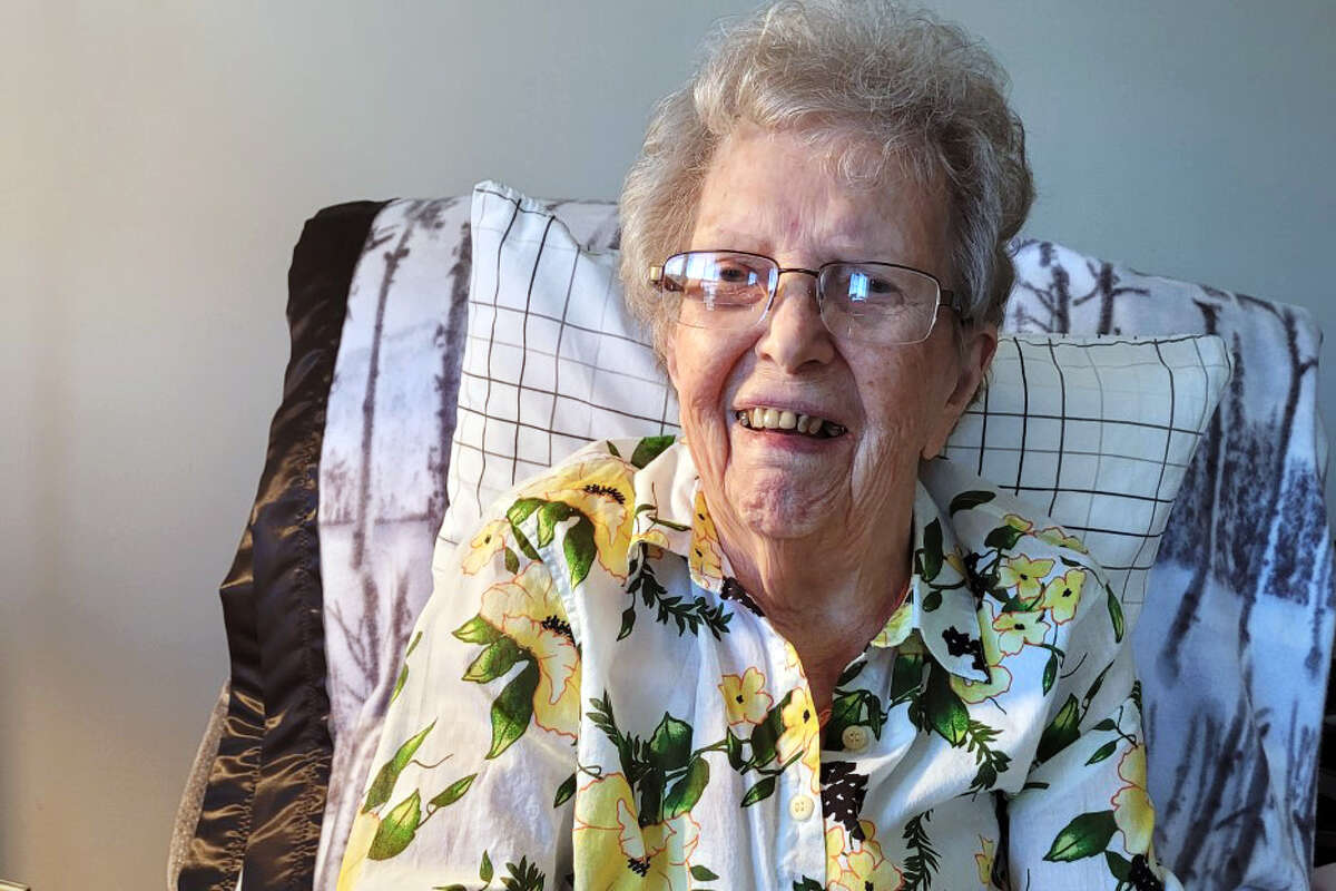 Edna Holmberg will turn 103 on Monday. While she is currently rehabbing at Green Acres due to a fall, she has no plans on slowing down, according to her daughter Karen Bruchan. Holmberg plans on helping Lavender Florals in creating some new Mother's Day baskets next month. 