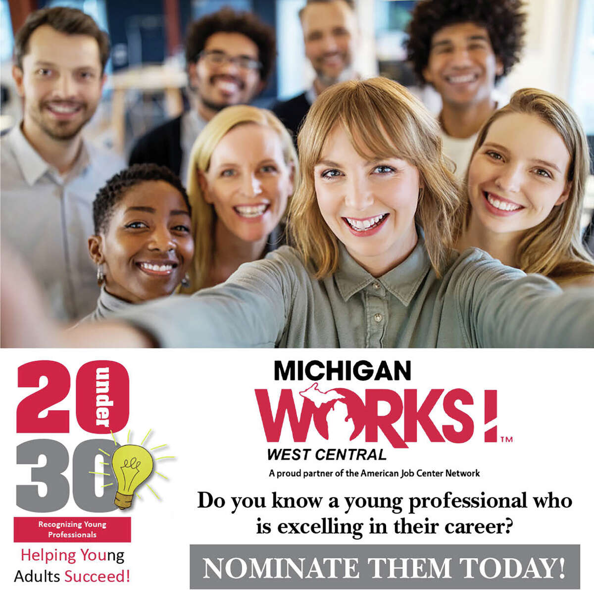 Michigan Works! seeks the top 20 professionals under 30
