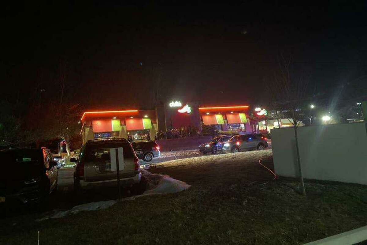 A fight at the Chili’s Grill & Bar on Newtown Road in Danbury, Conn., led to gunfire the evening of March 5, 2022.