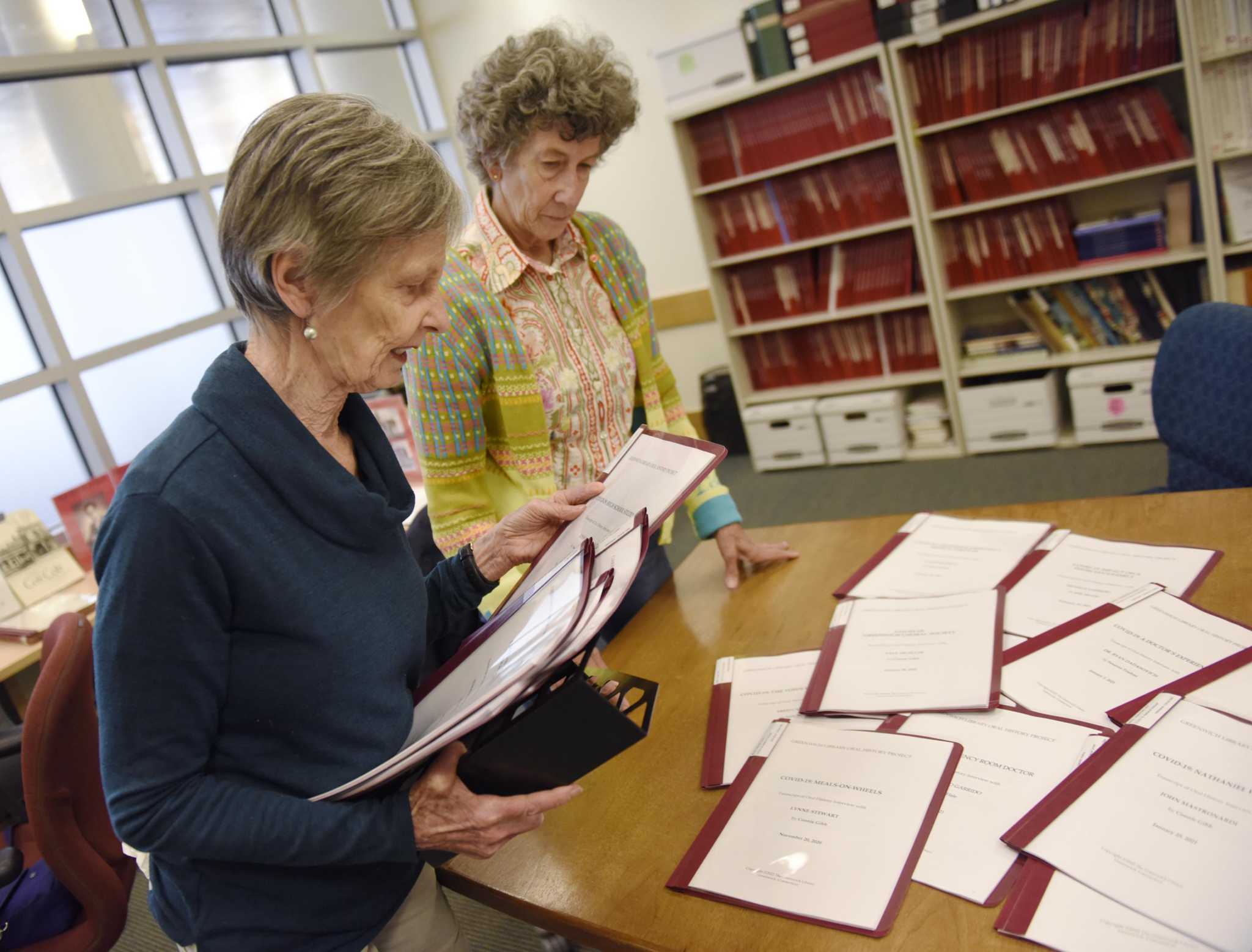 Greenwich Oral History Project to hold interviews and other local news