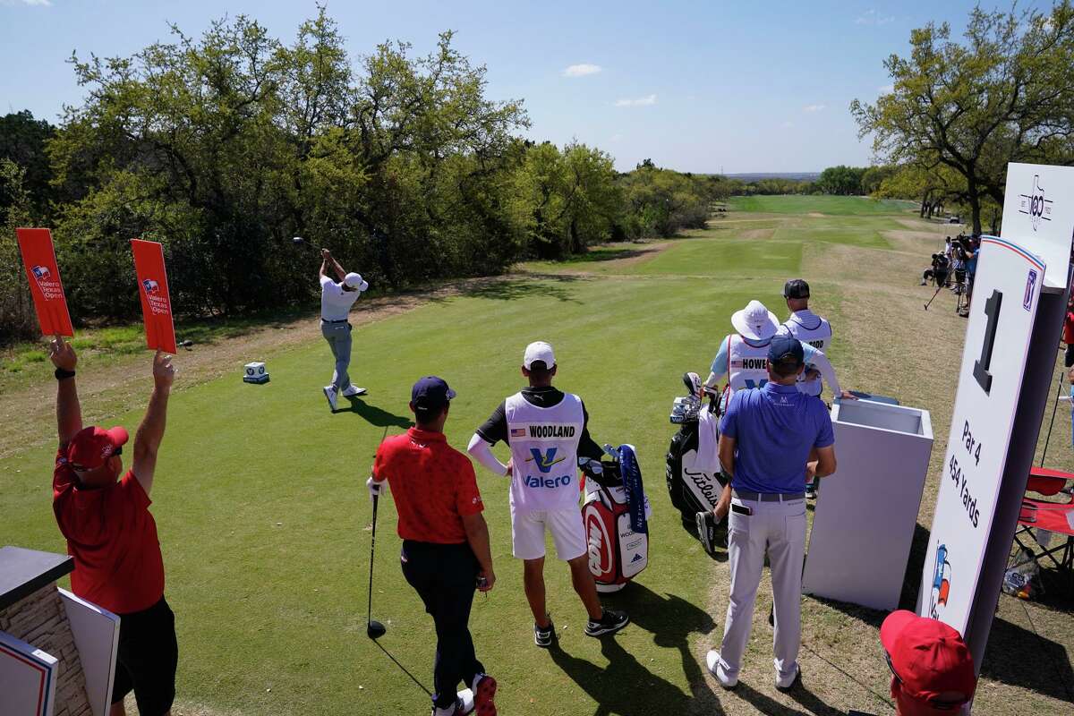 Charles Howell III watches his shot during Saturday's Third Round of the Valero Texas Open at the TPC San Antonio Oaks Course. This is the final PGA tournament before the Master's which begins next week.