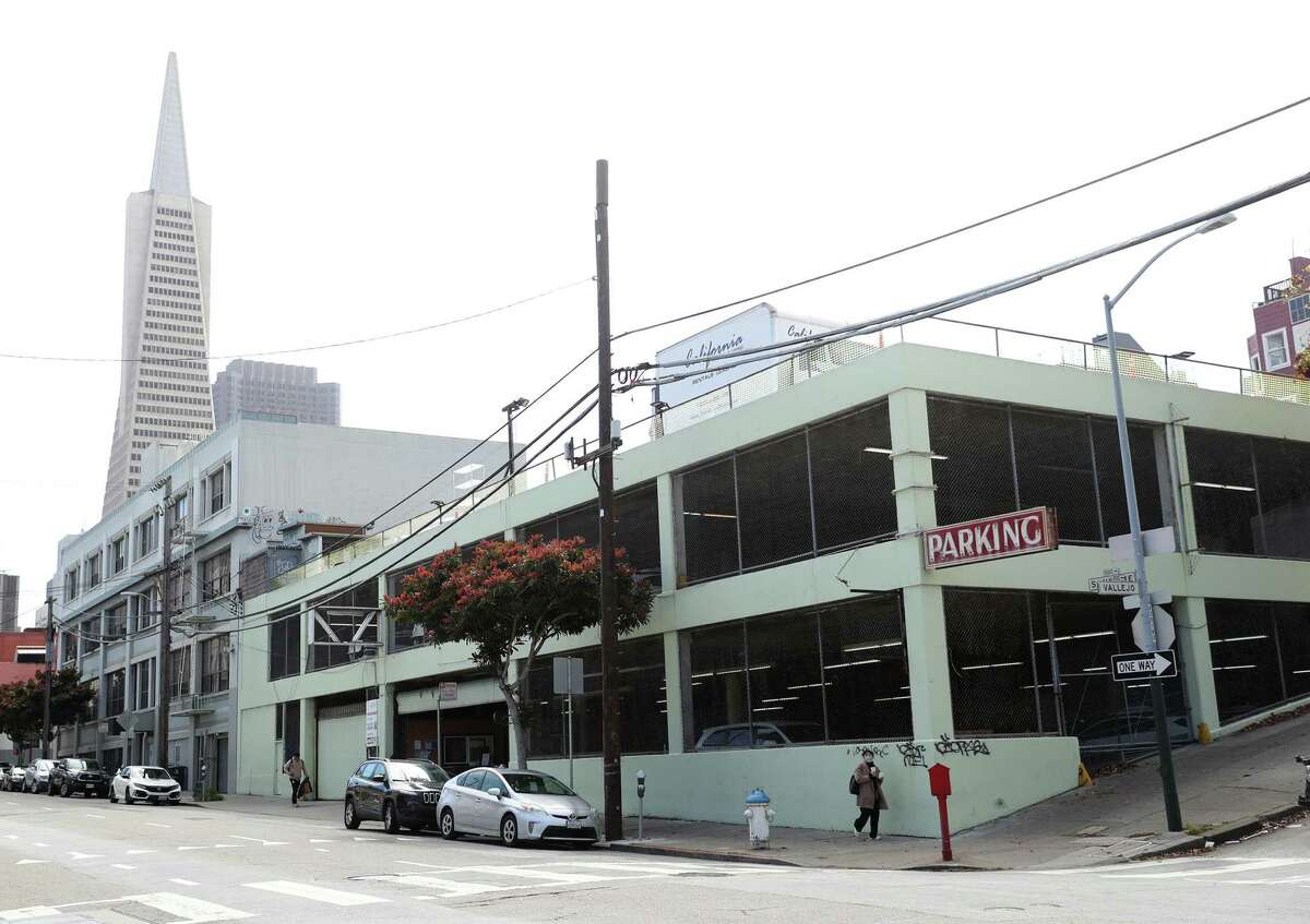 A parking structure at 955 Sansome St. is the proposed location for a 10-story building on Telegraph.
