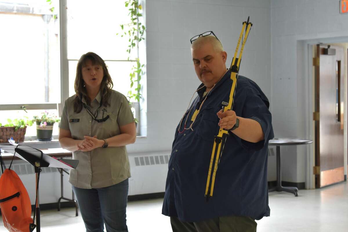 The Salvation Army in Big Rapids hosted an archery training session for adults interested in supervising groups for the youth archery courses during the month of April. 