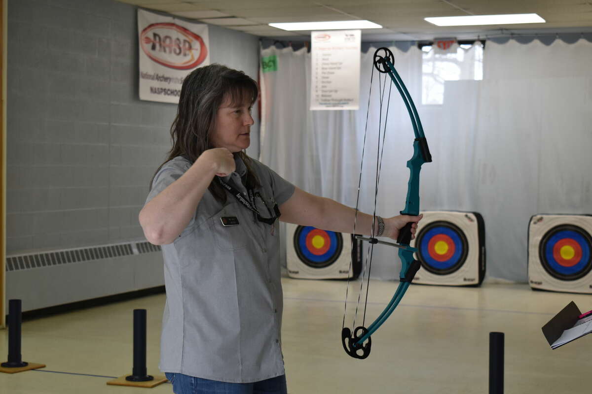 The Salvation Army in Big Rapids hosted an archery training session for adults interested in supervising groups for the youth archery courses during the month of April. 