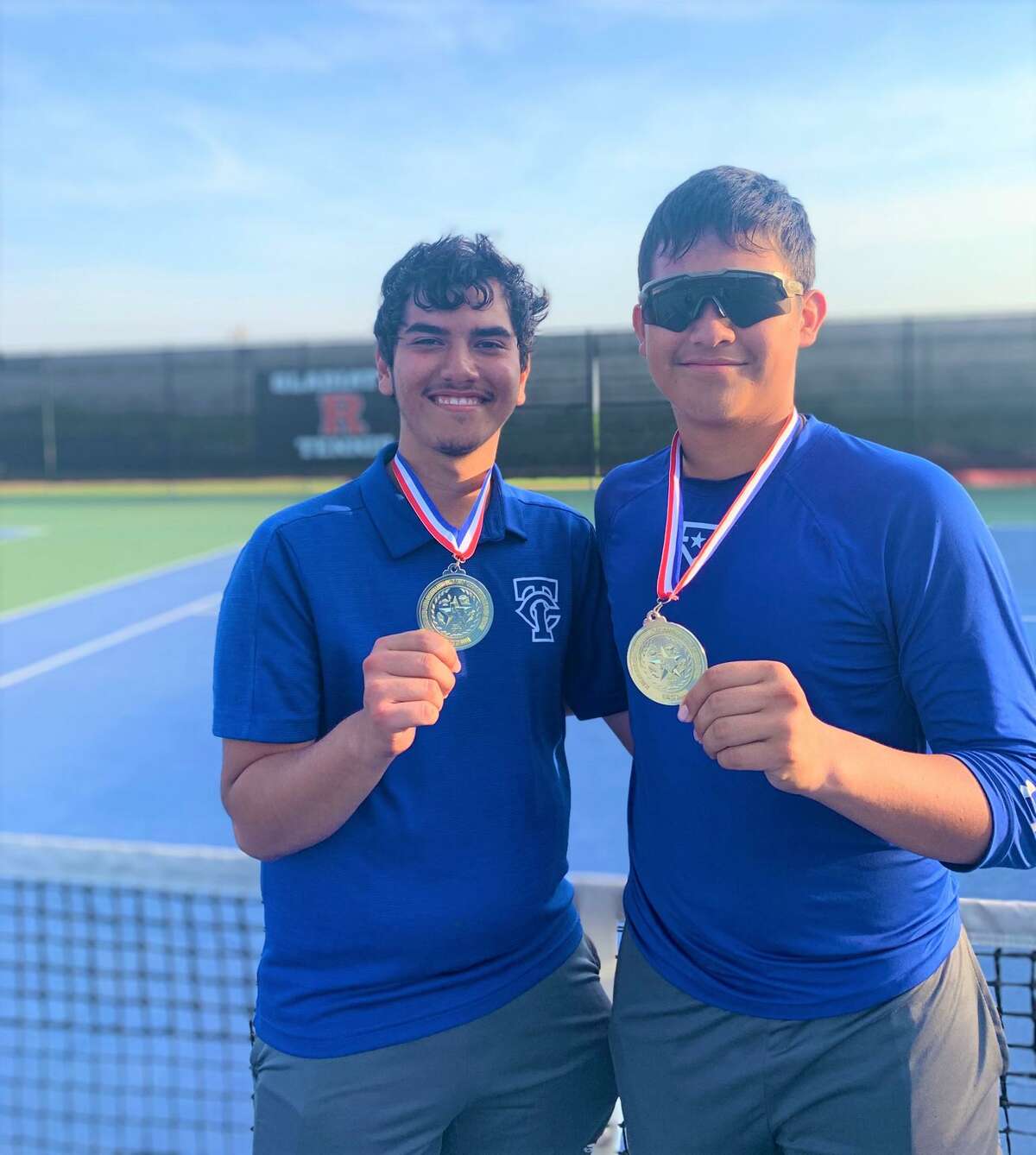 Senior Mark Gutierrez and junior Lethan Solis became the boys’ doubles District 30-5A champions and qualified for the regional tournament in San Antonio on April 12-13.