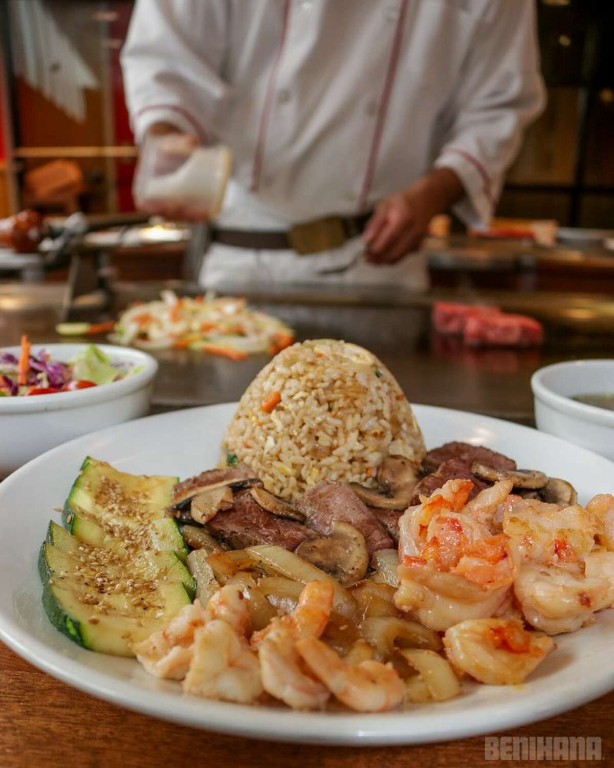 Benihana is national brand that provides, “High-quality Japanese cuisine served up in a fun-filled, engaging teppanyaki experience,” according to a press release. The brand has 103 locations nationwide.