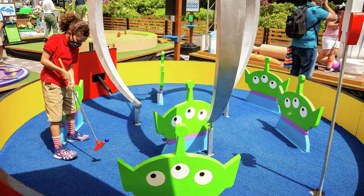 Pixar Putt is mini-golf course with holes based on Disney and Pixar movies.