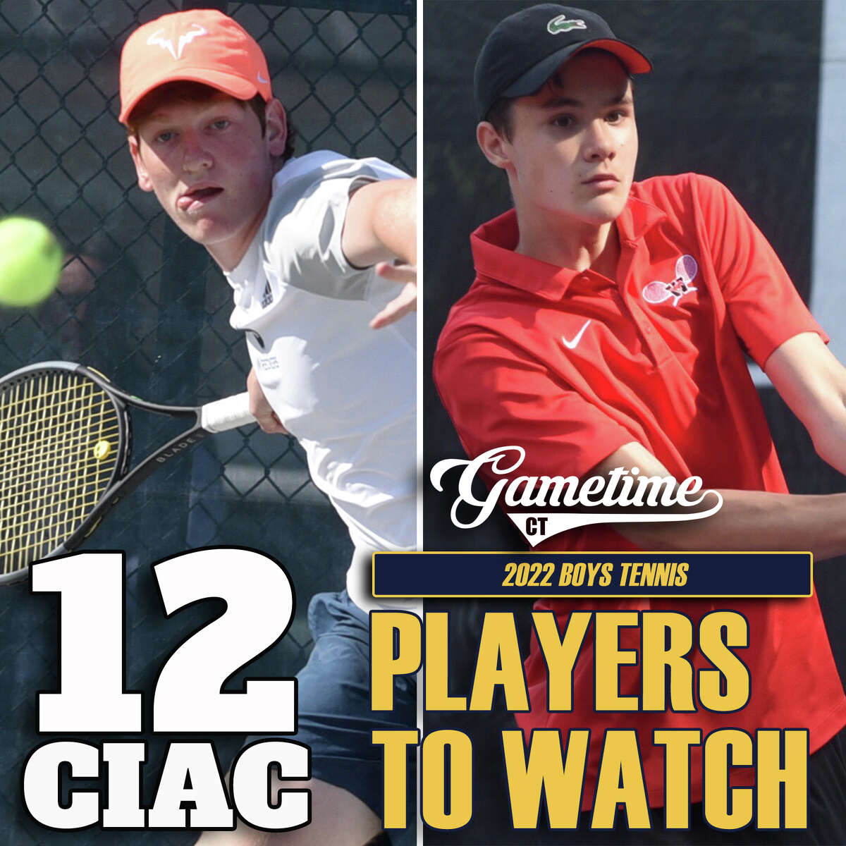 12 CIAC Boys Tennis Players to Watch for the 2022 season.