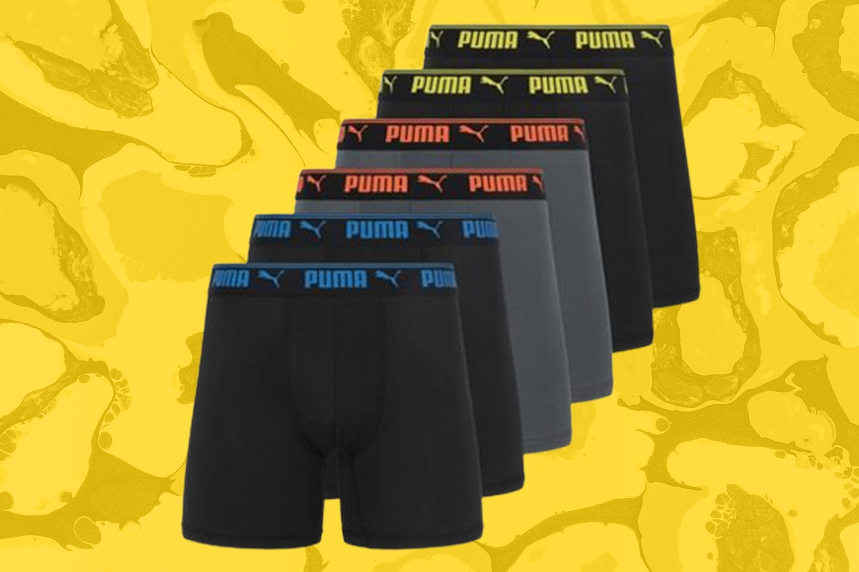 Re-up your undies drawer with a sale on PUMA boxer briefs