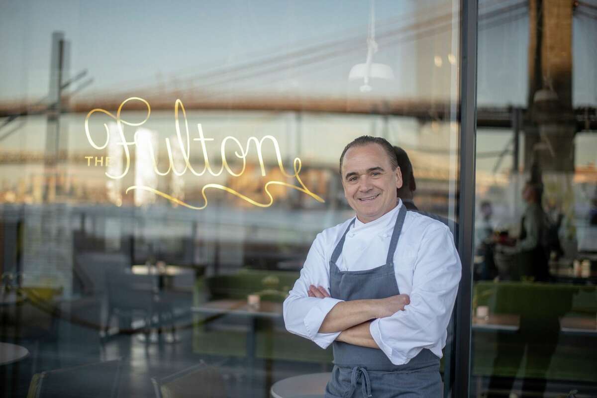 Jean-Georges Vongerichten at The Fulton at Pier 17 at the Seaport in Lower Manhattan.