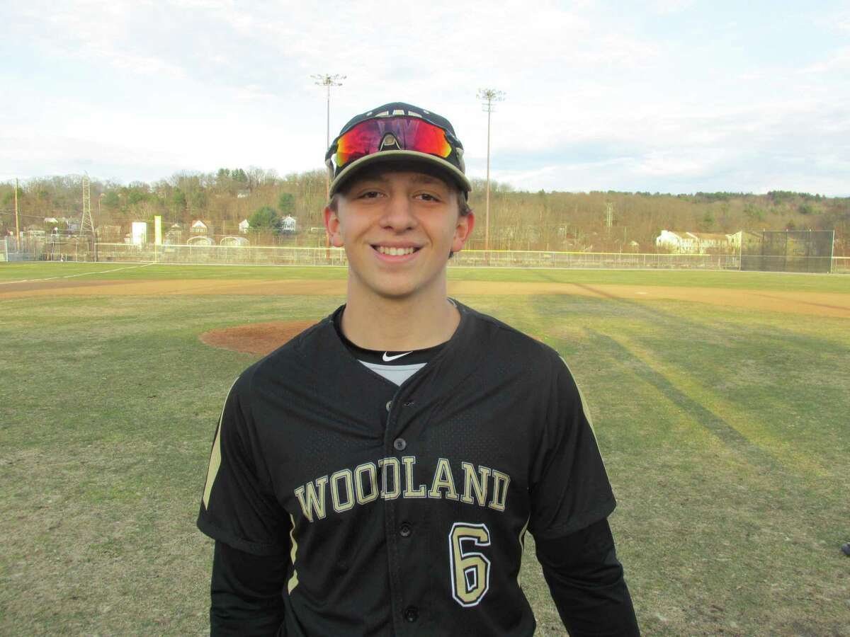Woodland’s Tyler Lato broke open a close game at Fuessenich Park Monday afternoon with a three-run homer leading to a Woodland runaway from Torrington in the final innings.
