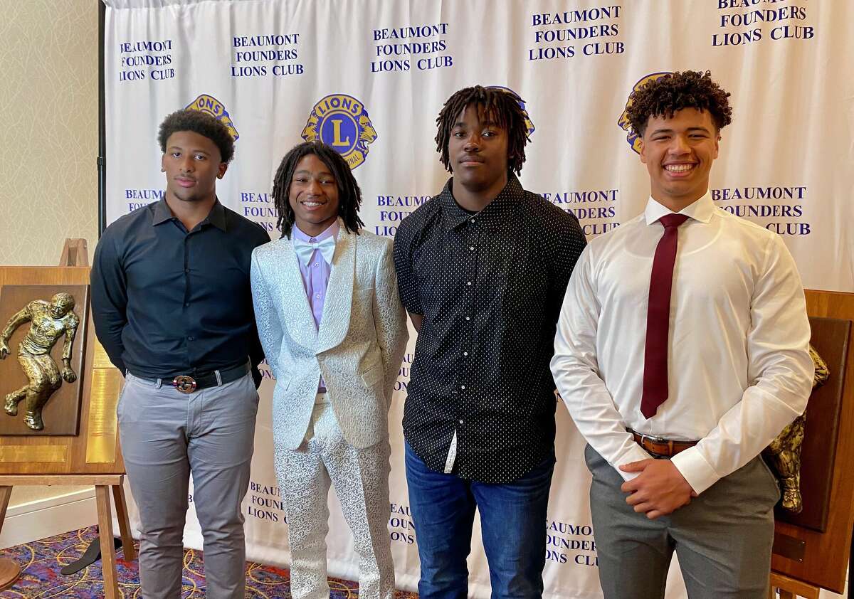 Wille Ray Smith Award defensive finalists: Jayron Williams, left, Darrius Byrd, Amier Washington and Leighton Foster.