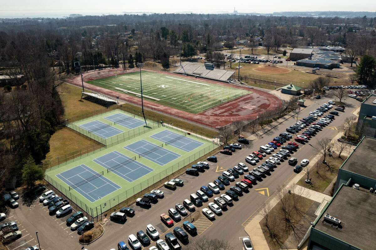 Norwalk High School aerial photos, March 18, 2022