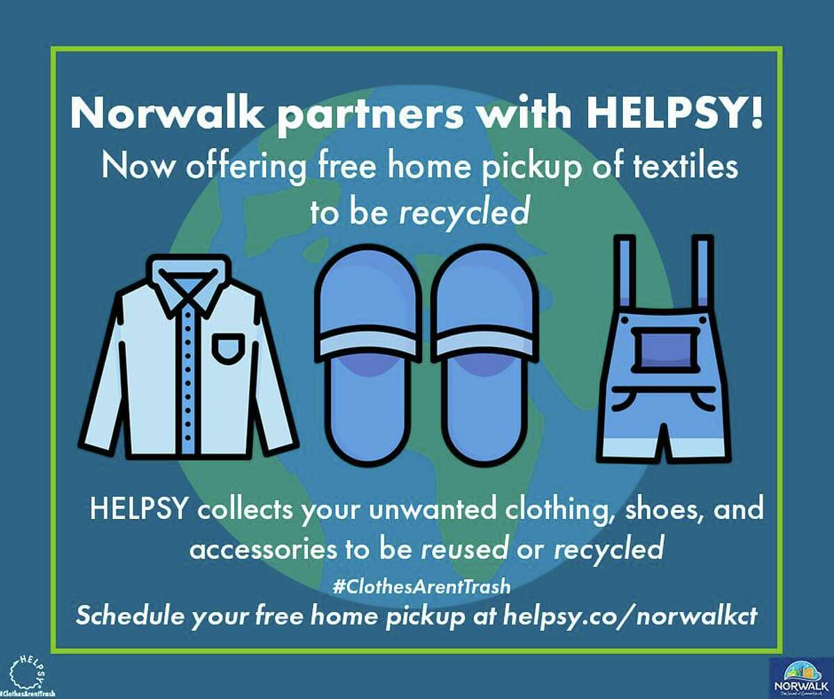 Mayor Harry Rilling on Monday announced the city’s partnership with HELPSY, a free, at-home pickup service for clothes and household items. The first pickup in Norwalk, Conn., will be on April 23, 2022.
