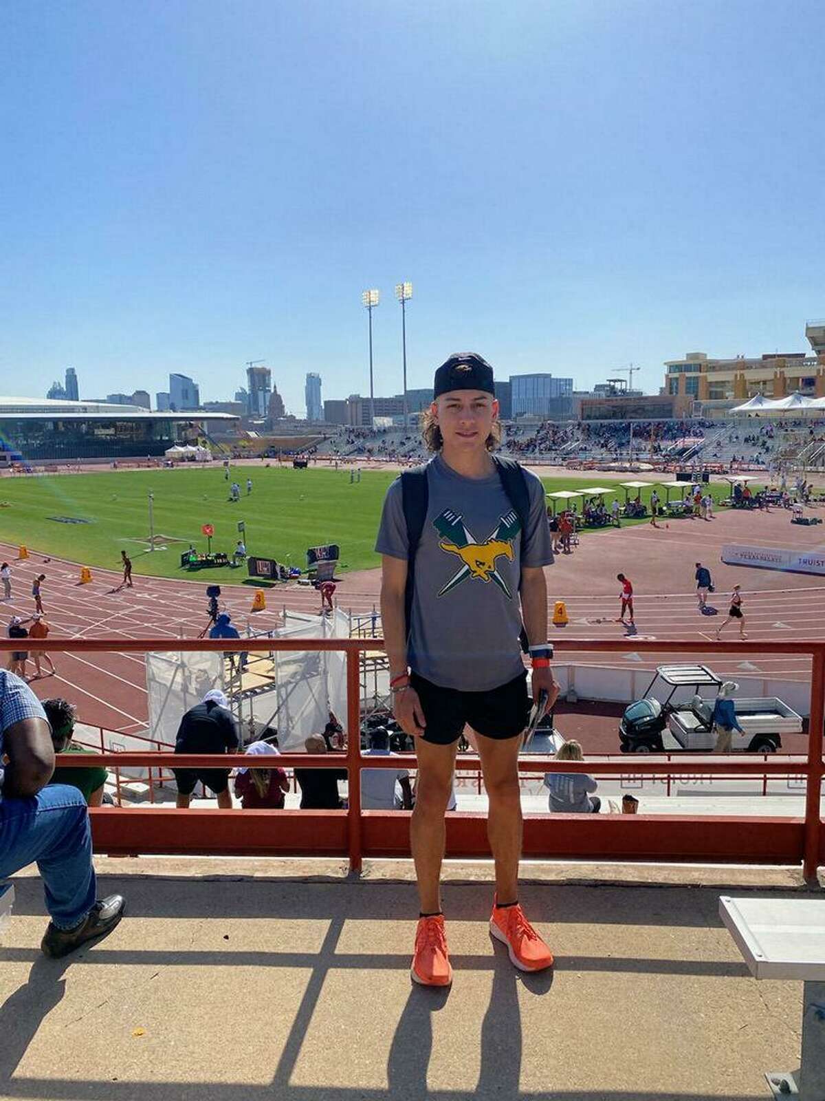 Nixon’s Margarito Benavides competed at this year’s Texas Relays.