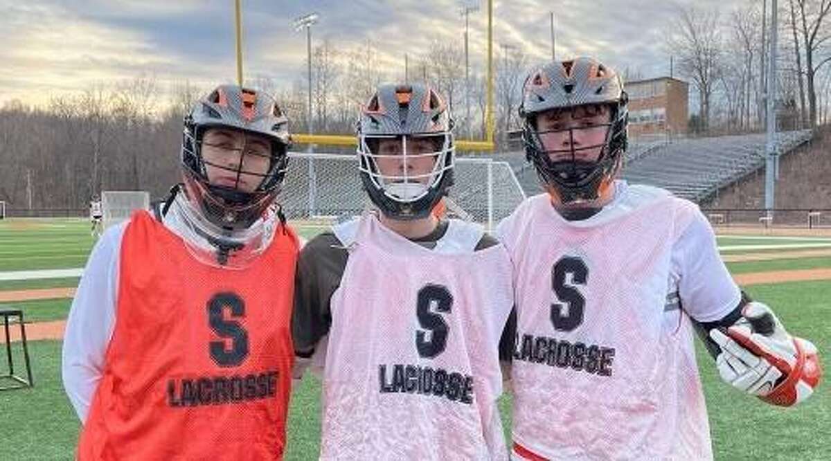 Captaining Shelton boys lacrosse are Jeff Wojtowicz, Jake Gigliotti and C.J. Turko.