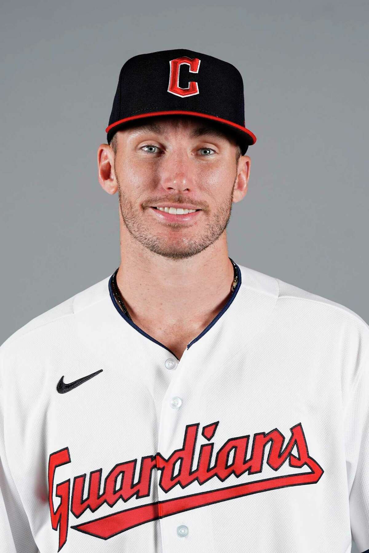 This is a 2022 photo of Trevor Stephan of the Cleveland Guardians baseball team. This image reflects the Cleveland Guardians active roster as of Tuesday, March 22, 2022 when this image was taken. (AP Photo/Ross D. Franklin)