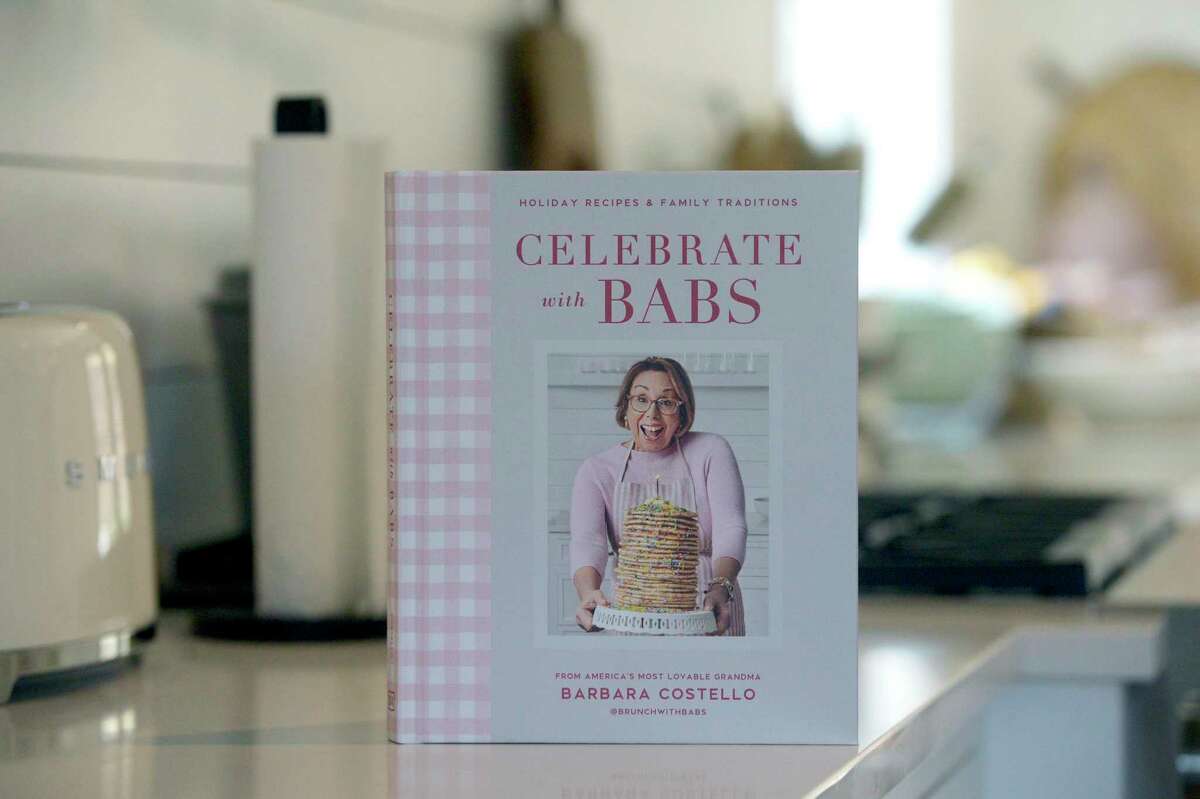 Bethel resident Barbara Costello, better known as "Brunch with Babs" on TikTok, is whipping up a new project for her fans. "Celebrate with Babs," Costello's new book, comprises holiday recipes and family traditions readers can share with their loved ones. Monday, April 4, 2022, New Canaan, Conn.