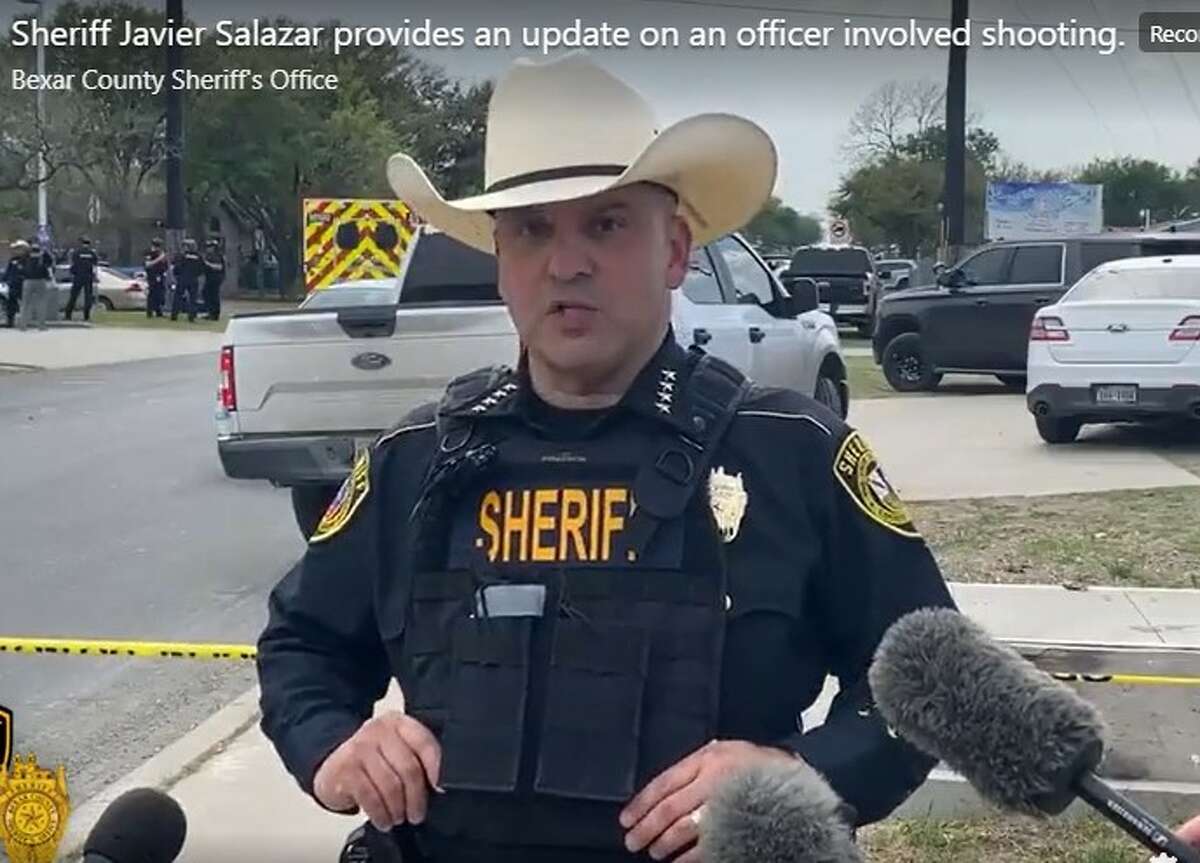 Sheriff Javier Salazar talks about Tuesday's shooting of a deputy on the West Side.