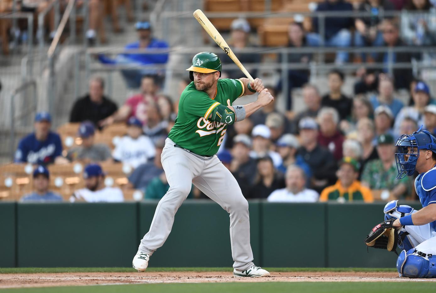 Athletics' Stephen Vogt ends career with kids introducing him, home run in  last AB: 'Can't even make it up