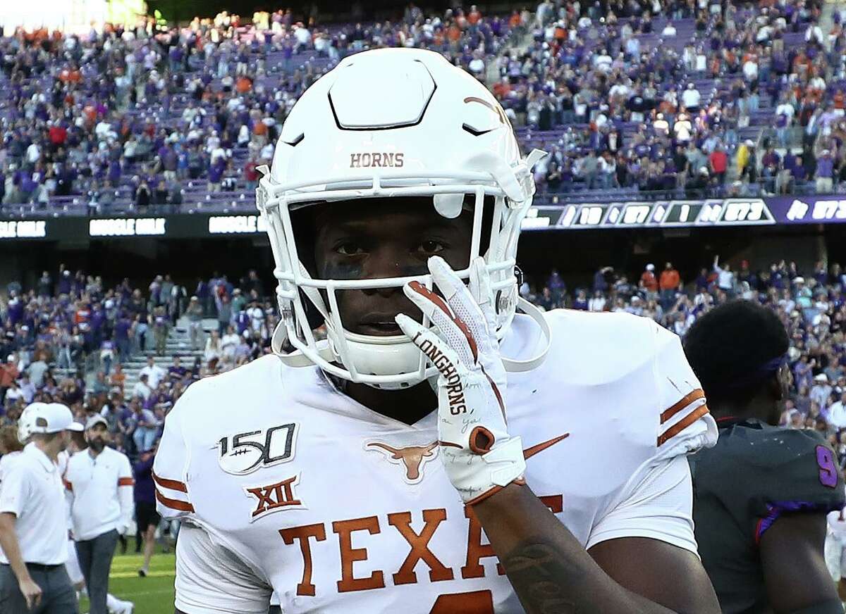 Texas safety Anthony Cook will play through a broken arm Saturday night against Kansas State. 